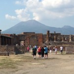 Mt Vesuvius in Pompeii