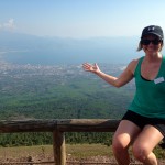 Incredible views on the hike up Mt. Vesuvius