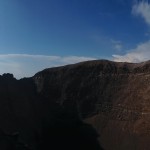Amazing view inside Mt. Vesuvius