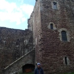 Inside castle walls