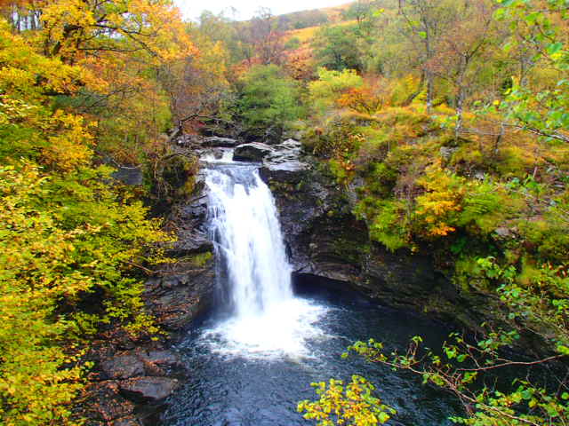 Loch Lomond, a Waterfall