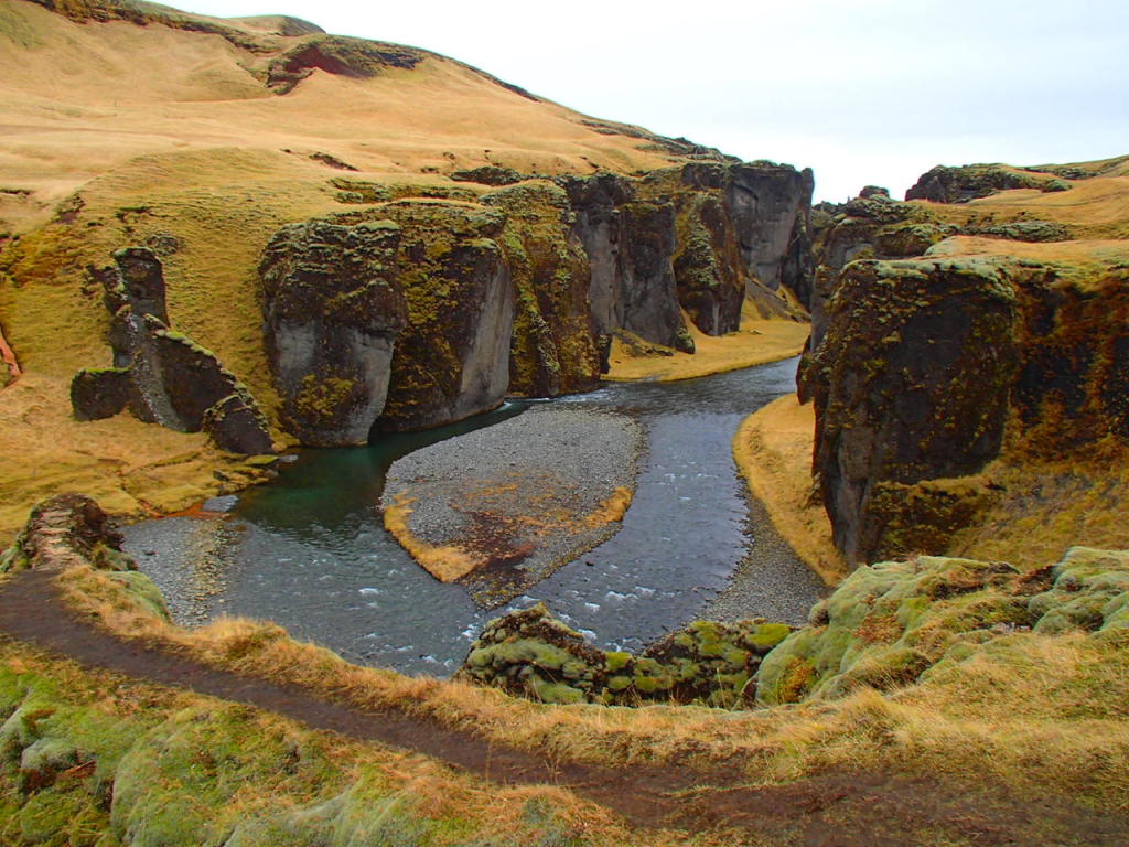 River Canyon, Fjadrarglijufur, Iceland
