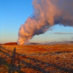 Reykjanes peninsula geysir