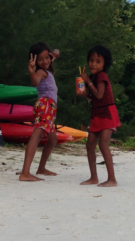 Kids on beach