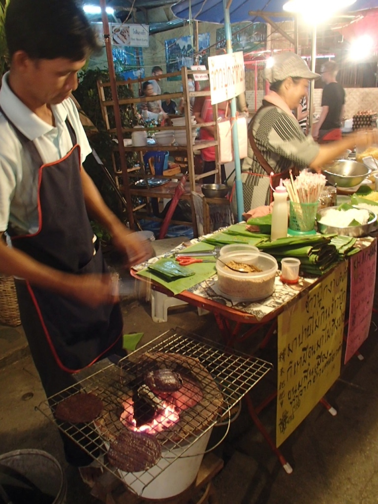 Sticky Rice treats, Market in Pai