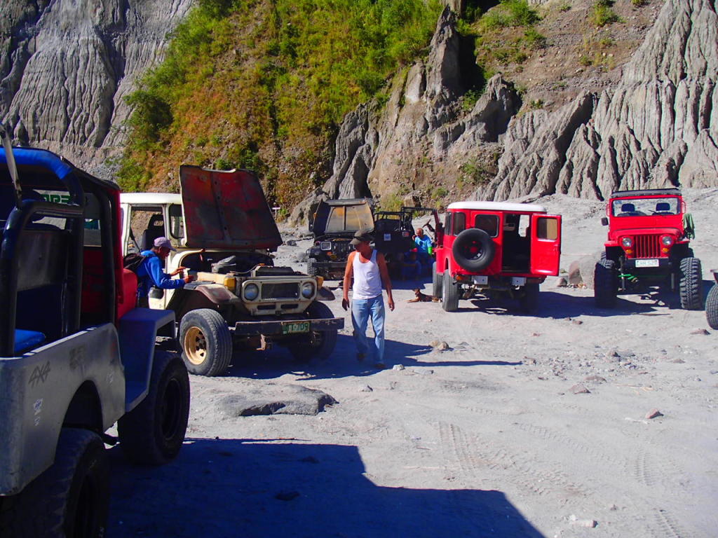 Several Jeeps