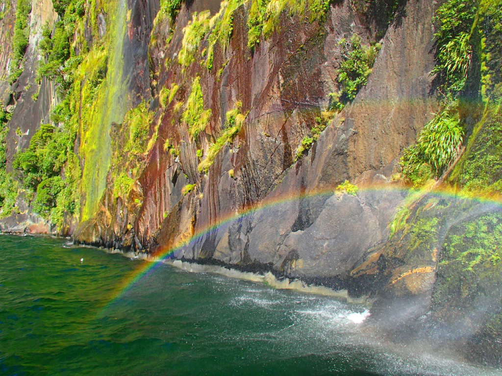 Milford Sound Rainbow