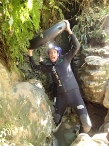 Black water rafting, NZ