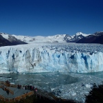 Front face of glacier