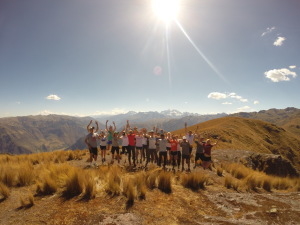 At the top of Mt. Doom, 15000 ft!