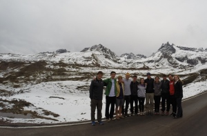 The gang on the way to Lares