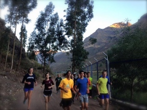 running