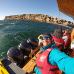 Josh on the Magellan Strait